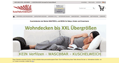 Desktop Screenshot of kuscheluniversum.de
