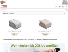 Tablet Screenshot of kuscheluniversum.de